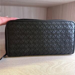 Bottega Veneta Black Leather Accessory